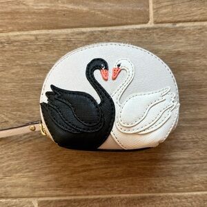 Kate Spade On Pointe Swan Coin Purse